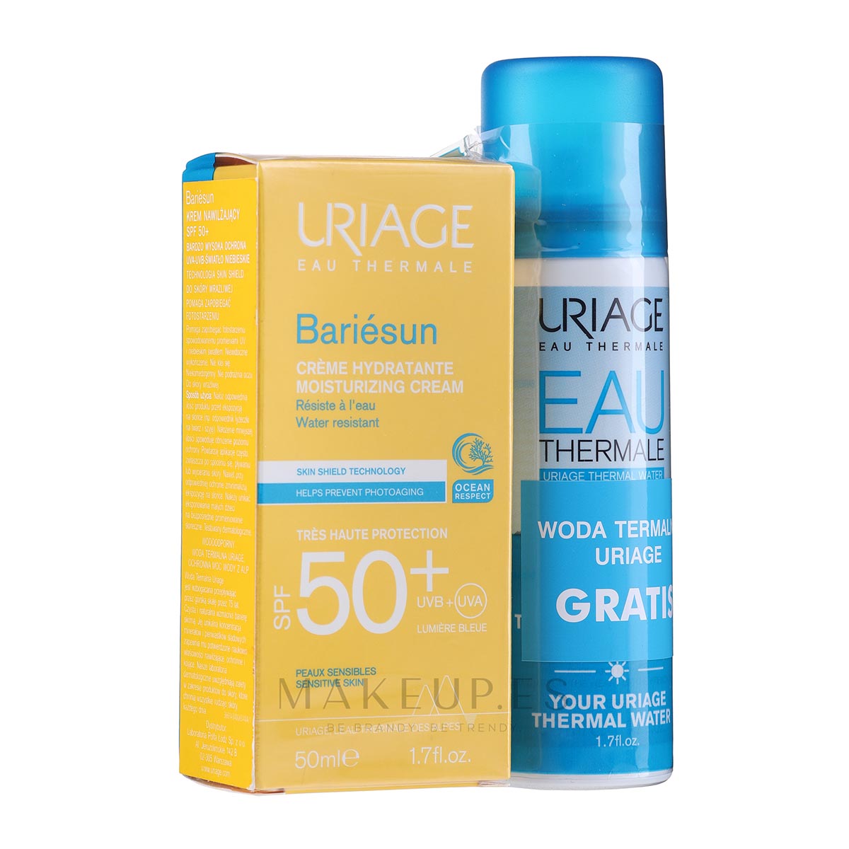 Uriage Bariesun Crema Suavizante Waterproof Spf50+ 50Ml